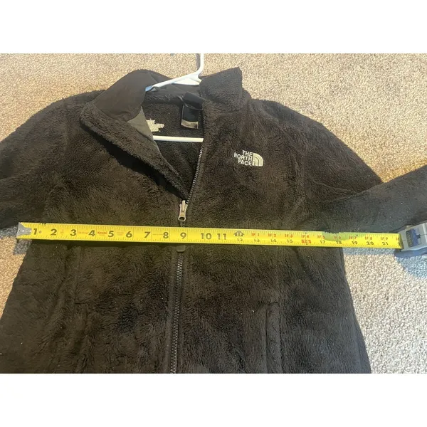 The North Face Jacket Womens Medium M Black Fleece Full Zip Hiking Preppy Osito - Image 7