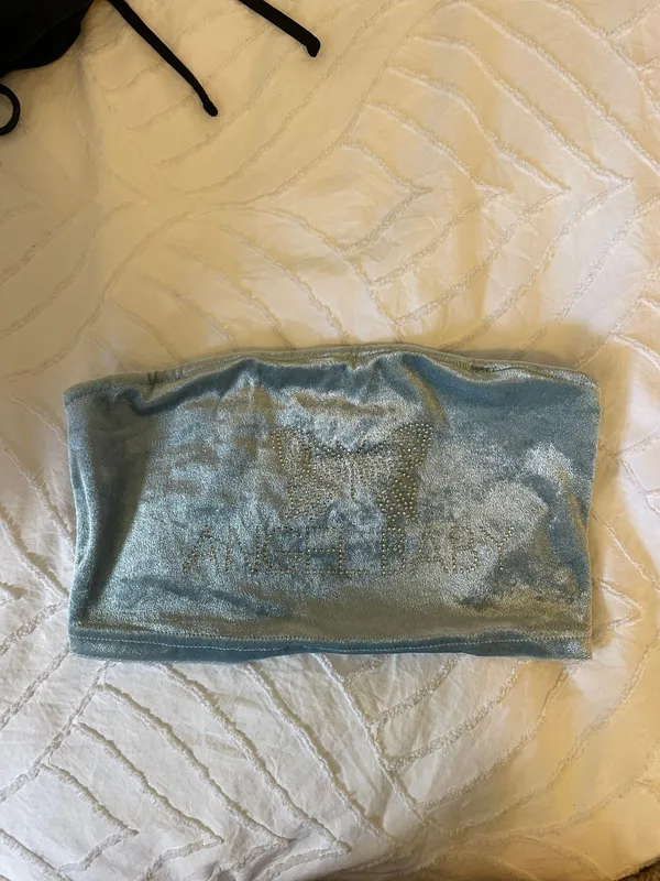 Light Blue Angel Baby Top Size XS - Image 3