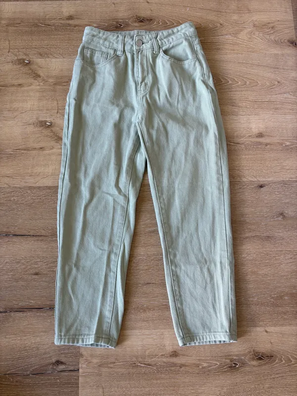 SheIn Light Sage Green Jeans - Image 6