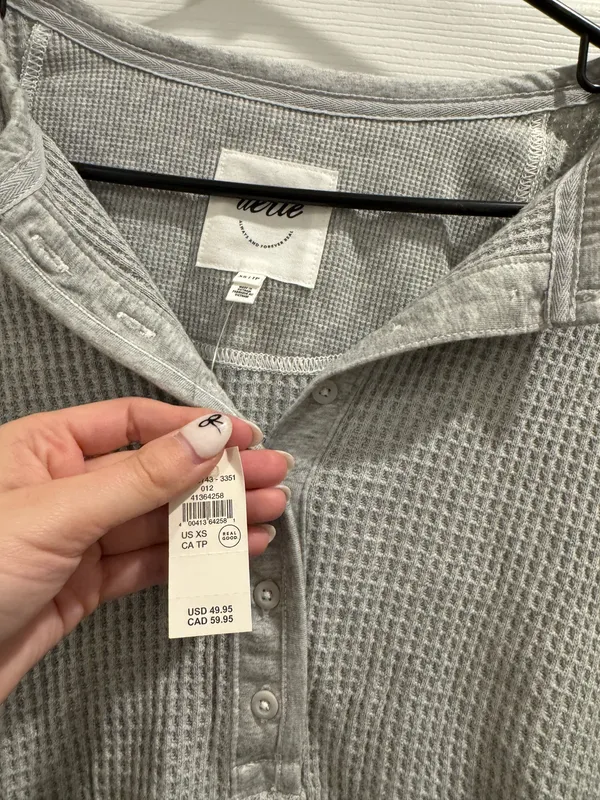 Aerie waffle knit sweater - Image 2