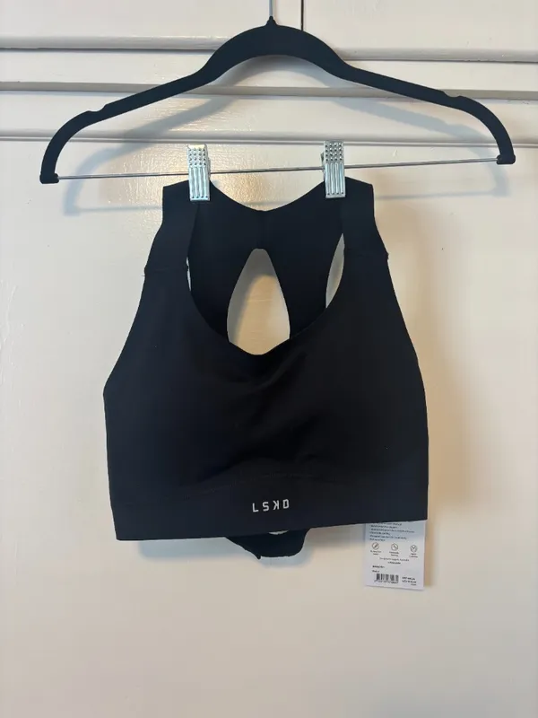 Black Sports Bra LSKD - Image 3