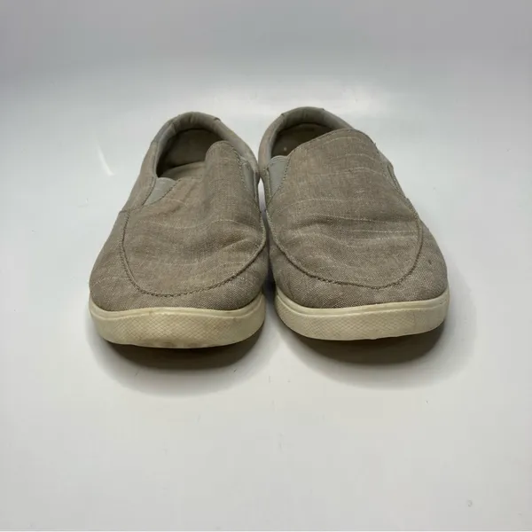 Crocs‎ citiline tan canvas slip on shoes size 8 - Image 2