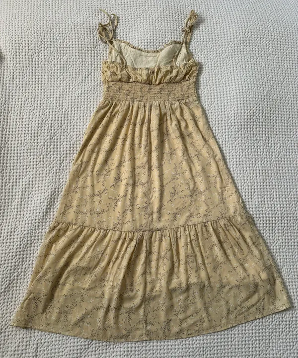 Lulus Yellow Floral Midi Dress - Image 2