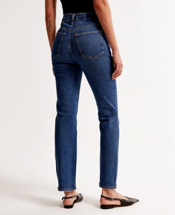 Abercrombie Ultra High-Rise Straight Jeans - Image 3