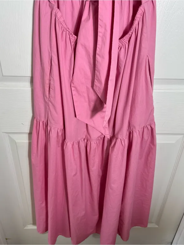 Abercrombie & Fitch Pink Open‎ Back Maxi Dress XLP Petite - Image 12