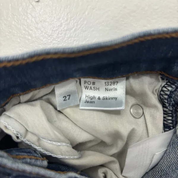 Reformation Women’s Skinny High-Rise Dark Blue Jeans Size 27 - Image 4