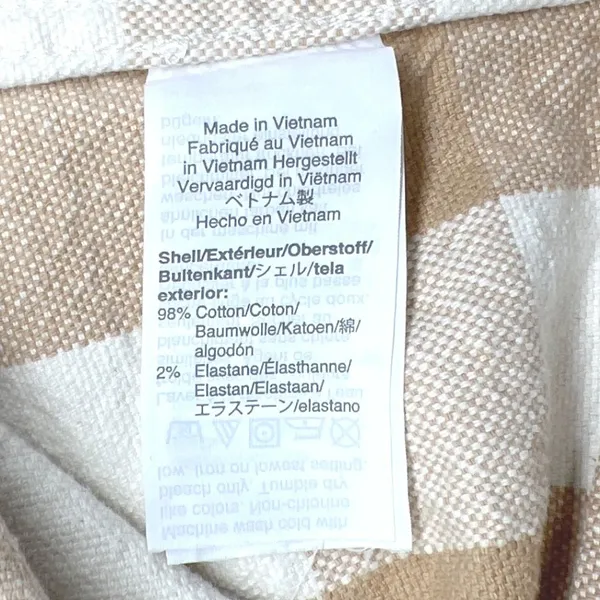 Madewell Earthen Sand Tan Gingham Emmett Shorts Womens‎ 31 Button Front EUC - Image 7