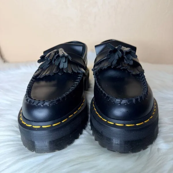 Dr. Martens Adrian Quad Leather Platform Loafers Size 7 - Image 3