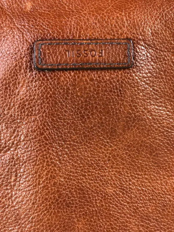 FOSSIL Jori Cow Leather Hobo Bag Exterior Pockets Brown Office Everyday Timeless - Image 6