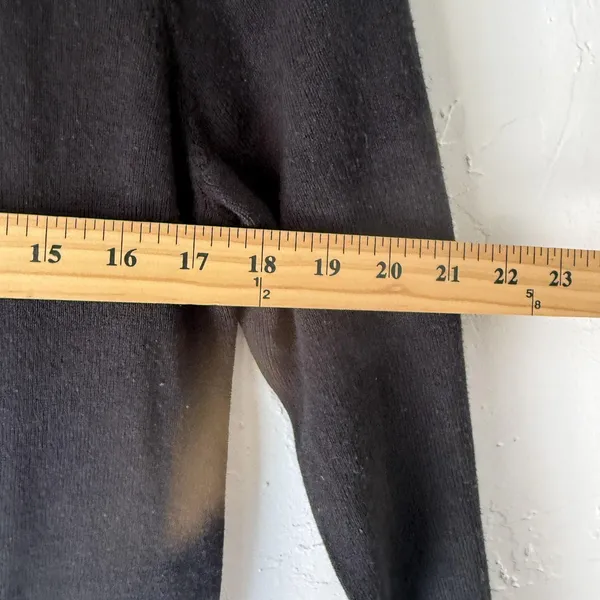 Requirements Sweater Soft Large Black Button Front‎ Cable Knit Cardigan Classic - Image 6