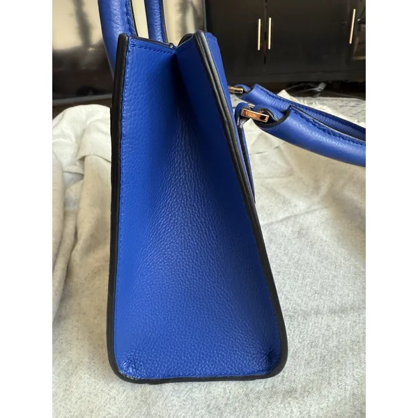 Versace Virtus Top Handle In Versace Blue - Image 6