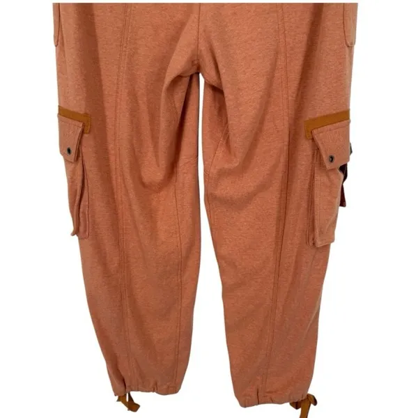 Free People Women's‎ Semi Charmed Cargo Jogger Pants Orange Size XS Activewear - Image 11