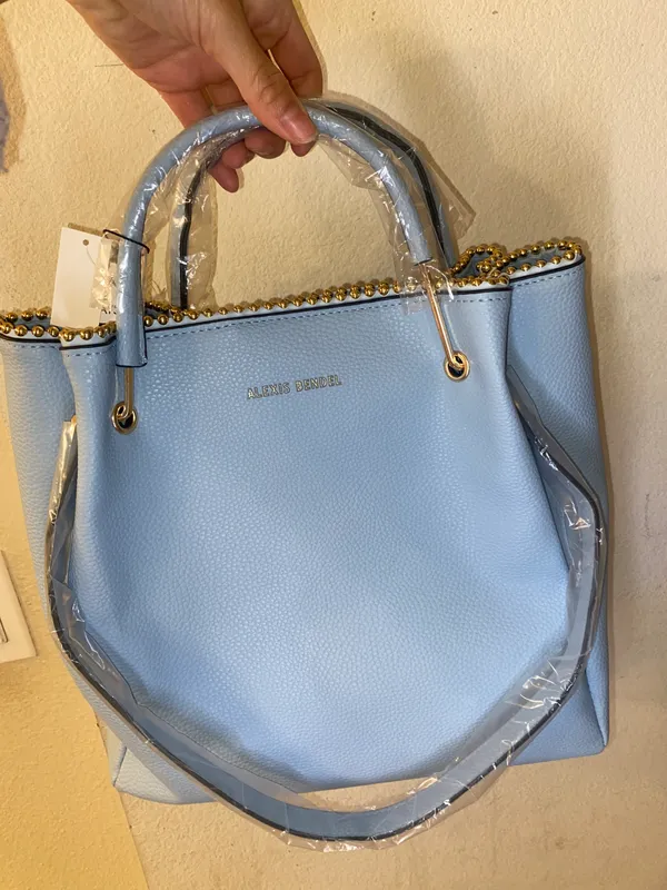 Alexis Bendel Periwinkle Purse Tote - Image 6