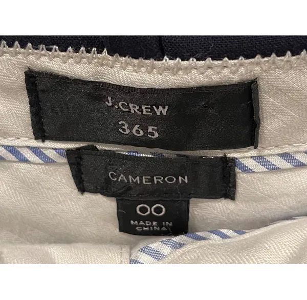 J.Crew 365 Cameron Pockets Navy Blue Trousers - Image 2