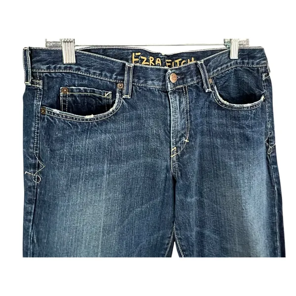 Ezra Fitch Abercrombie Y2K‎ Jeans Womens 29 Blue Bootcut Low Rise Retro Classic - Image 2