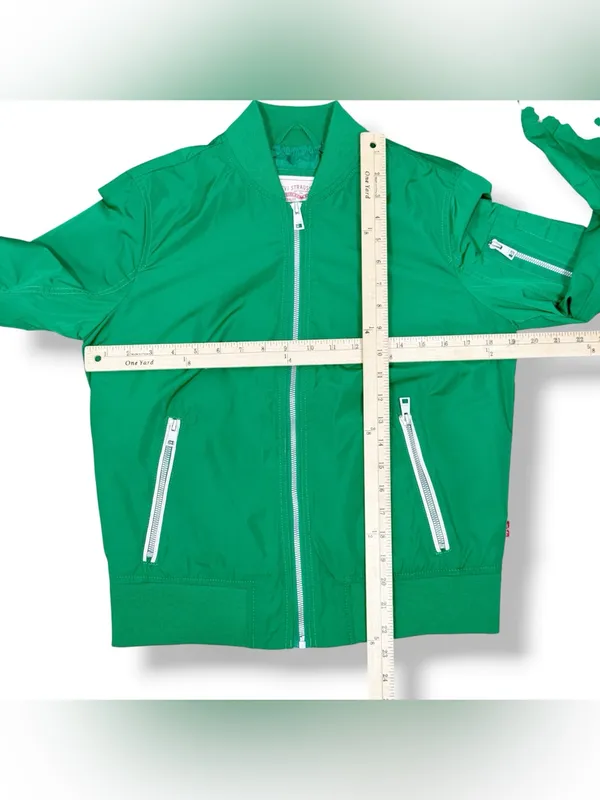 Levi’s Melanie Lightweight Bomber Flight Jacket Green Small Streetwear Blokecore - Image 12