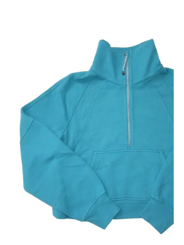 NWT Lululemon Scuba Oversized Funnel Neck Half-Zip in Oceanic Sweatshirt XS/S - Image 5