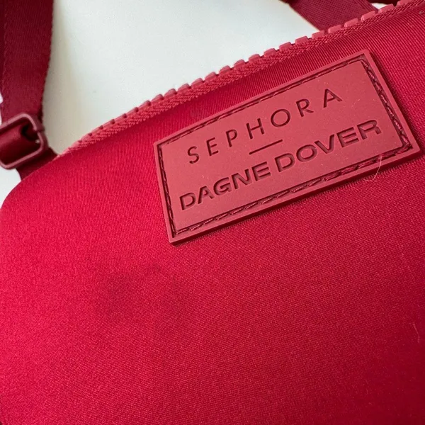 DAGNE DOVER x SEPHORA Limited Edition Mara Phone Sling Crossbody Bag Burgundy - Image 3
