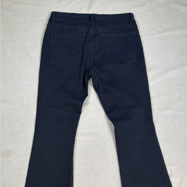 DL1961 Henderson Lara Jeans Womens 28 Black Mid Rise Cropped - Image 4