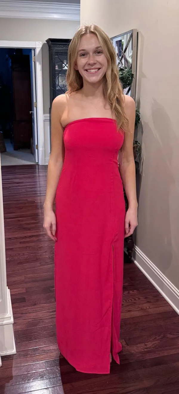 superdown Asher Strapless Dress Pink - Image 2