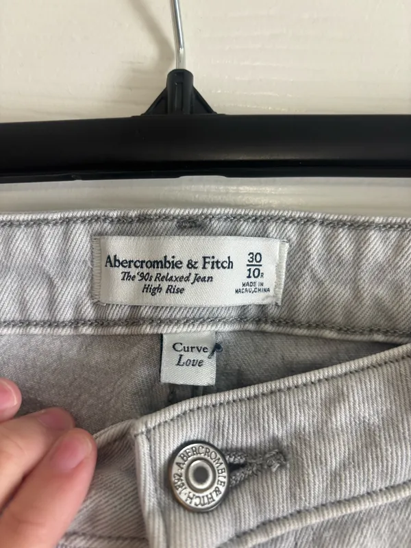 Abercrombie High-Rise 90s Straight Curve Love - Image 2