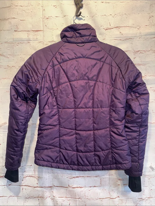 Columbia Women Purple Insulated Jacket soft shell full zip front pockets ski XS - Image 5