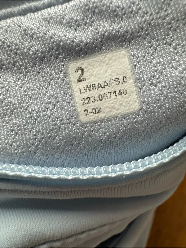 Lululemon Pace Rival Skirt Skort Midrise Pull On Extra Long Powder Blue 2 W8AAFS - Image 8