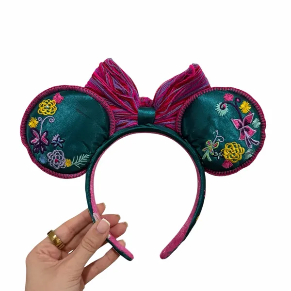 EUC! 2021 Disney Parks Encanto Magic Awaits You Minnie Mouse Ears Headband - Image 4