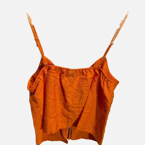 Wild Fable Burnt Orange Double Tie‎ Front Cami Tank Top Small NWT - Image 5