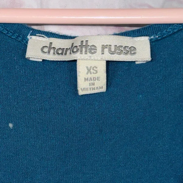 Charlotte Russe Sleeveless Maxi Dress - Teal, XS - Image 5