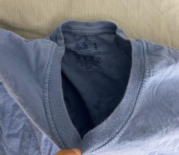 Fruit of the Loom T-Shirt Blue - Image 3