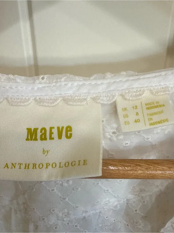 Anthropologie Maeve Laila Ruffled Blouse - Image 7