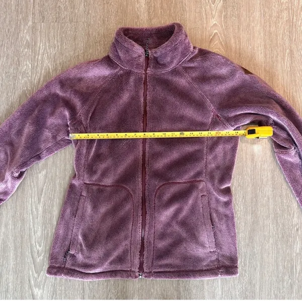 BURTON Dryride Plush Fleece Zip Up Jacket Mauve Purple High Loft | Size Medium - Image 6