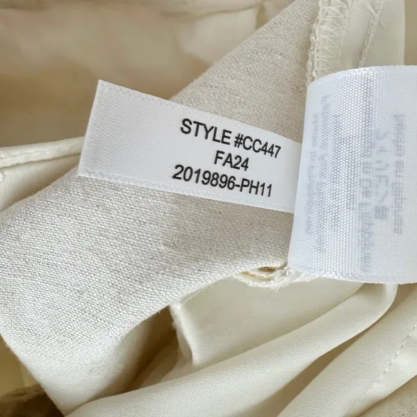 J.Crew Full Length Wide Leg Trouser Cotton Linen Blend Ivory Relaxed US 6 NWT - Image 14