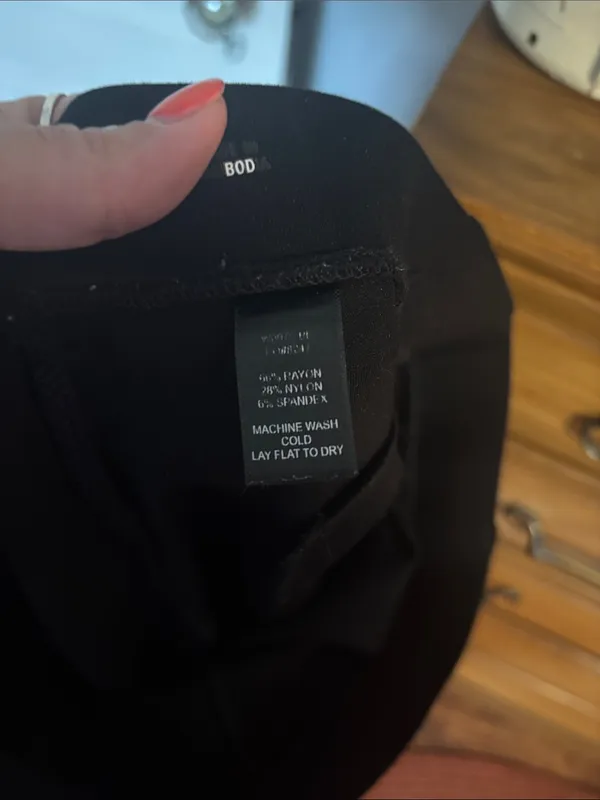 Betabrand Black Ponte Bootcut Pants - Image 4