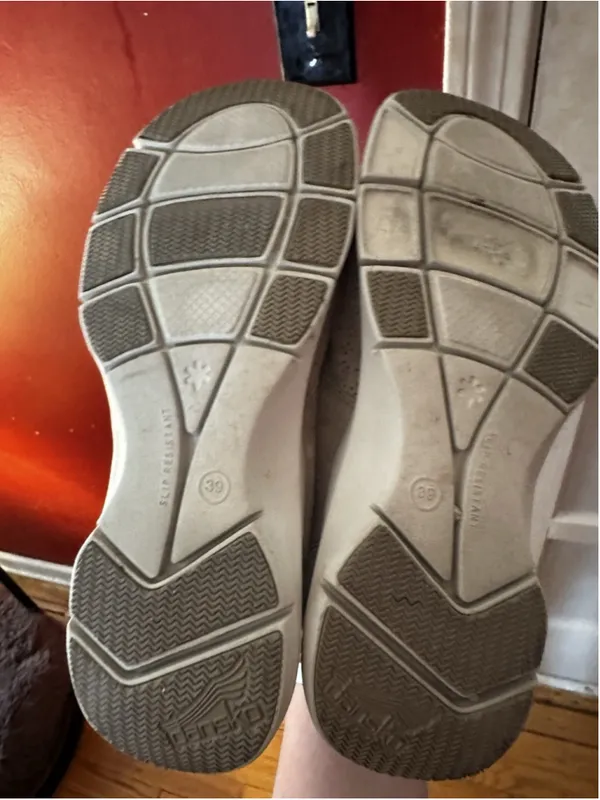 Dansko Elise Women's Tan Pink Suede Leather Sneakers Shoes Size 39 (9) Outdoors - Image 4
