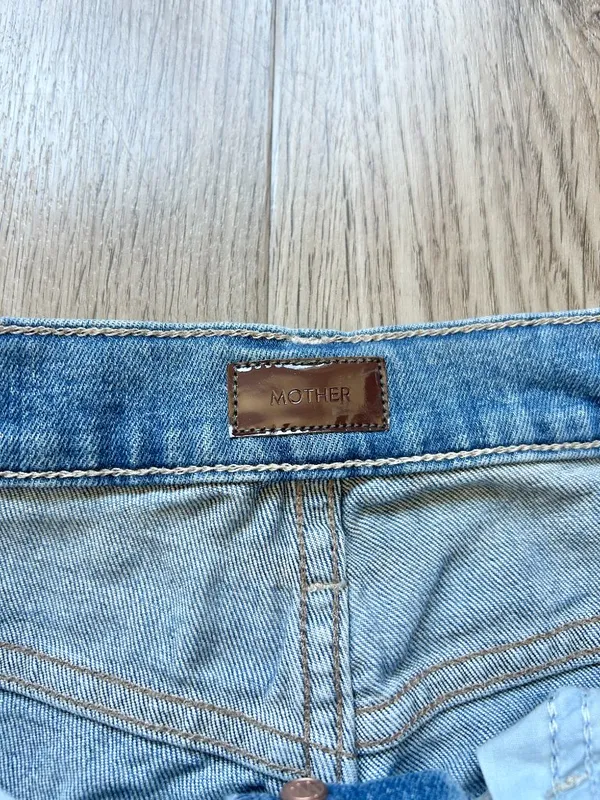 Mother Denim The Tripper Flare Jeans Embroidered Butterfly Wander Dust Y2K 28 - Image 5