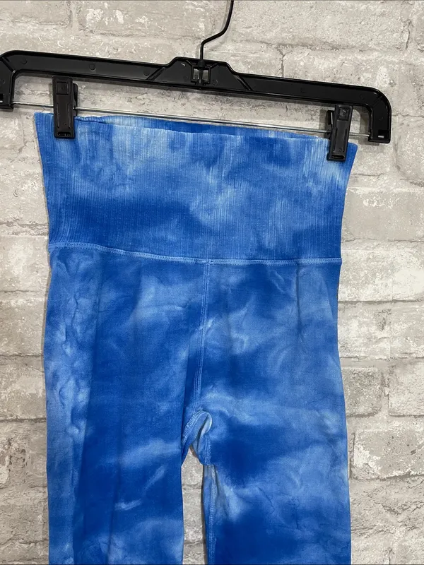 Free People Movement Blue Tie-Dye High-Waist Leggings - Image 2