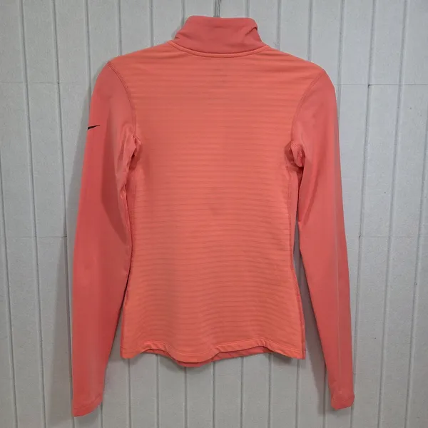 Nike Dry-Fit‎ 1/2 zip Coral Athletic pullover Size S - Image 4