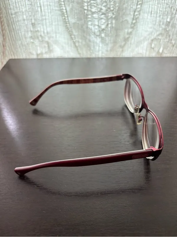 Coach Women's Satin Burgundy (Ashlyn HC 5039) 51mm Glasses - Image 6
