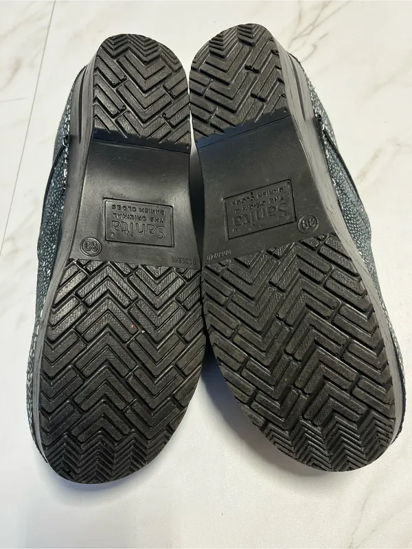 Sanita The Original Danish Clog Black Pebble Print EU 39 7.5- 8 US - Image 6