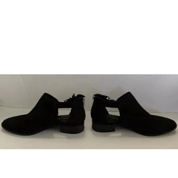 Steven By Steve Madden Cirsi Black Leather Upper Boots Ankle Booties 9 Excellent - Image 2