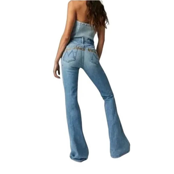 Mother x David Bowie The Super Cruise Jean Genie Flare Jeans 25 - Image 2