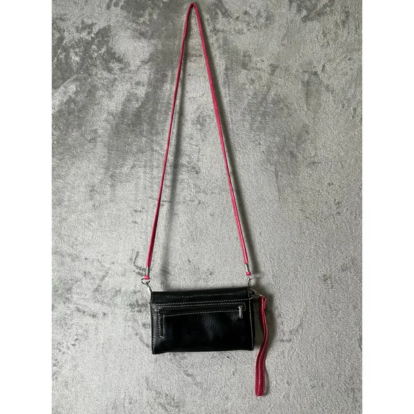 Western Rhinestone Cross Tri-Fold Wallet Crossbody Studded Cowgirl Rodeo Purse - Image 3