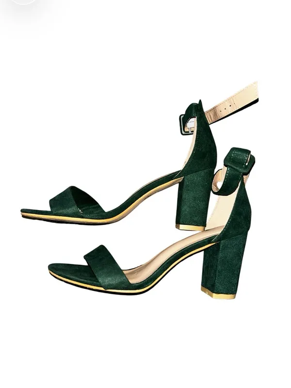 Women’s Ankle Strap Heeled Sandals - Image 2
