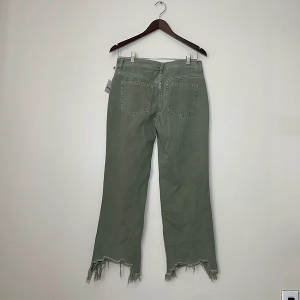 NWT Free People Maggie Mid Rise Straight Leg Jeans Distressed - Image 6