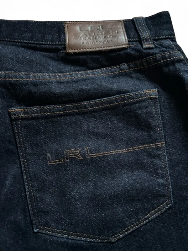 Lauren Ralph Lauren Dark Blue Denim Mini Skirt Size 6 Women's Classic Style - Image 4