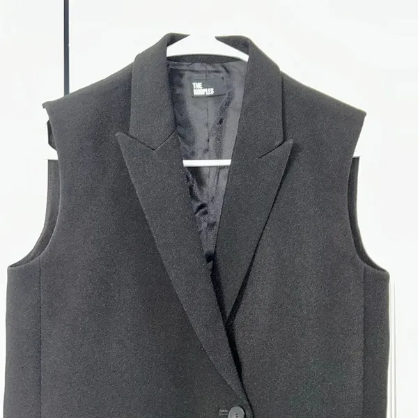 The Kooples Black Mini Sleeveless Blazer Dress(Size Small) - Image 11