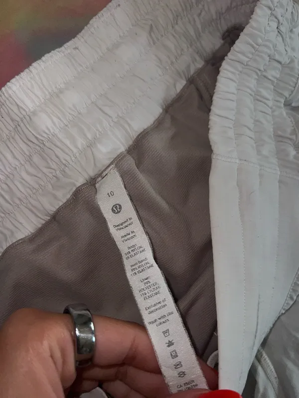 Lululemon Hotty Hot High-Rise Lined Short 2.5 in White - Image 4