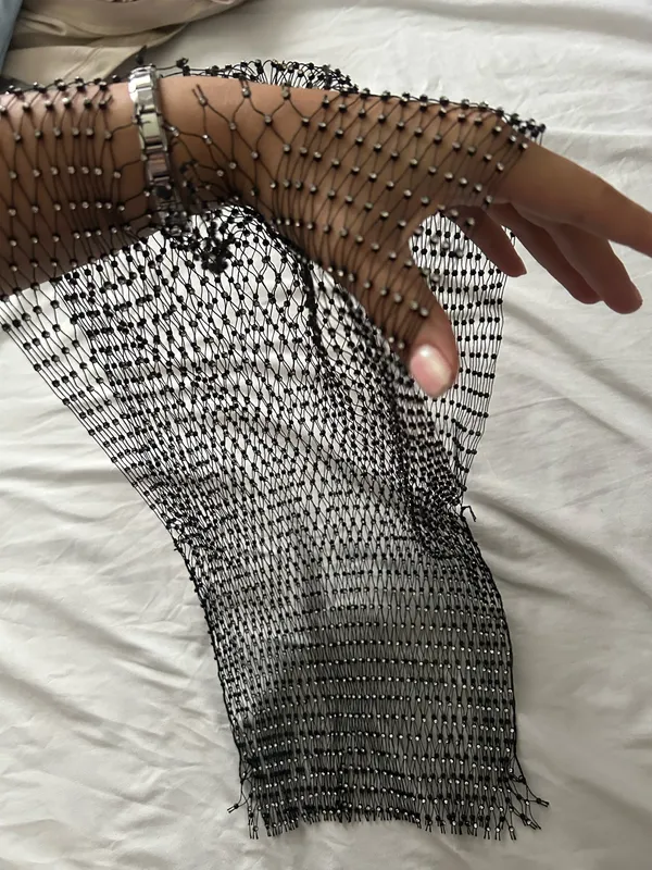 Shein Rhinestone Top - Image 4